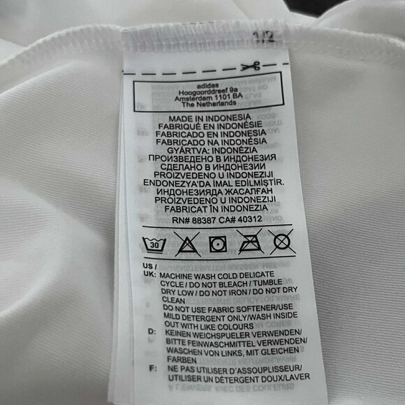 Women's White Adidas Activewear Tank Top Size XS - Picture 6 of 6